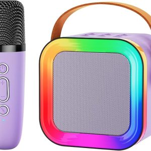 Mini Karaoke Machine Speaker for Kids Adults